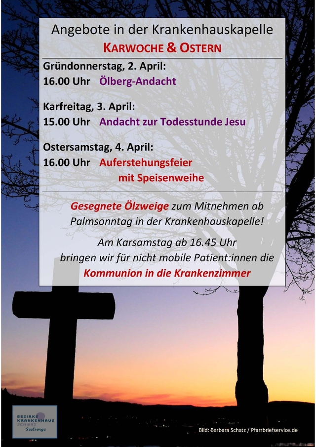 Angebote Karwoche & Ostern