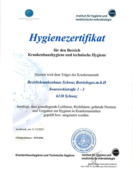 Emblem Gold-Zertifikat Aktion Saubere Hände 2021-22